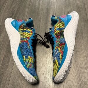 Under Armour Curry Flow 10 Sour Patch Kids Shoes 3025622-300 Mens Size 14 New